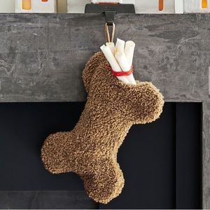 New Pottery Barn Dog Bone Pet Stocking